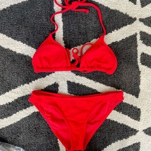 Scarlett red bikini set